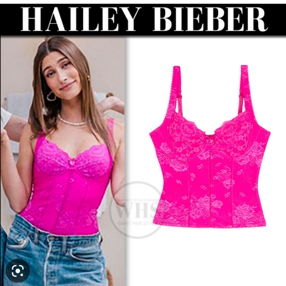 🔥FINAL PRICE DROP🔥 NWD$2,150 Balenciaga Pink Lingerie Lace Scoop Back Tank Top - Picture 1 of 16